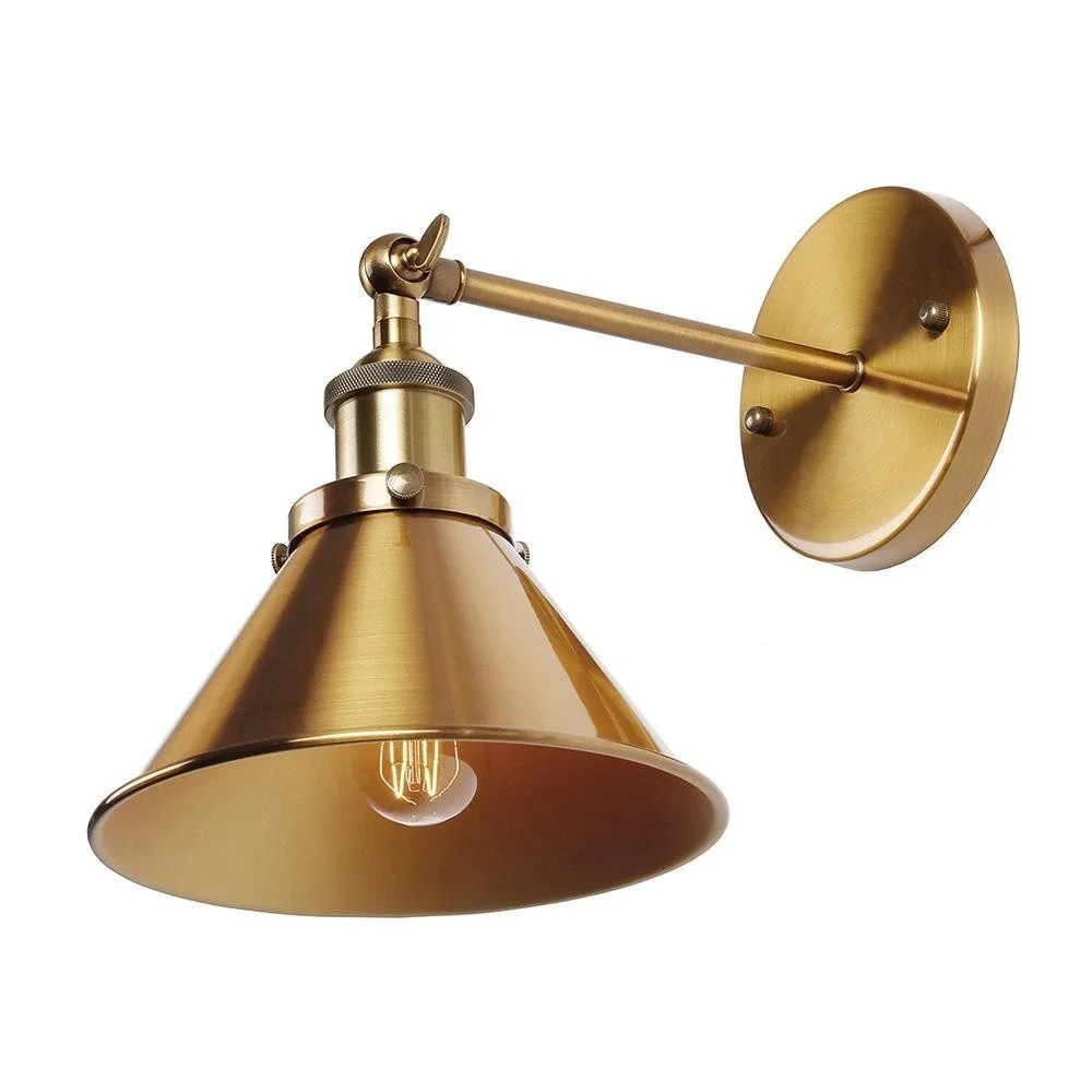 Parrot Uncle HFALGR BH11809110V Wall Lamp / Sconce Brass Gold Brand New In Box!